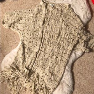 AE knitter long cardigan